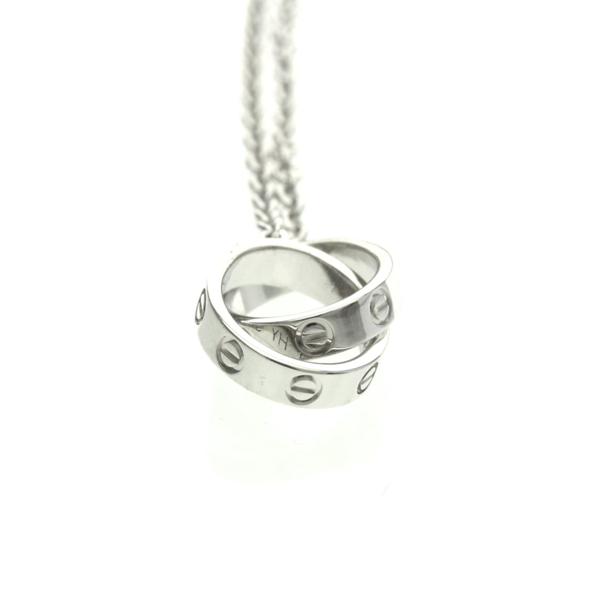 Cartier Cartier Baby Love Necklace White Gold (18K) No Stone Women,Men Fashion Pendant Necklace (Silver) Size ONE SIZE - 3 Thumbnail