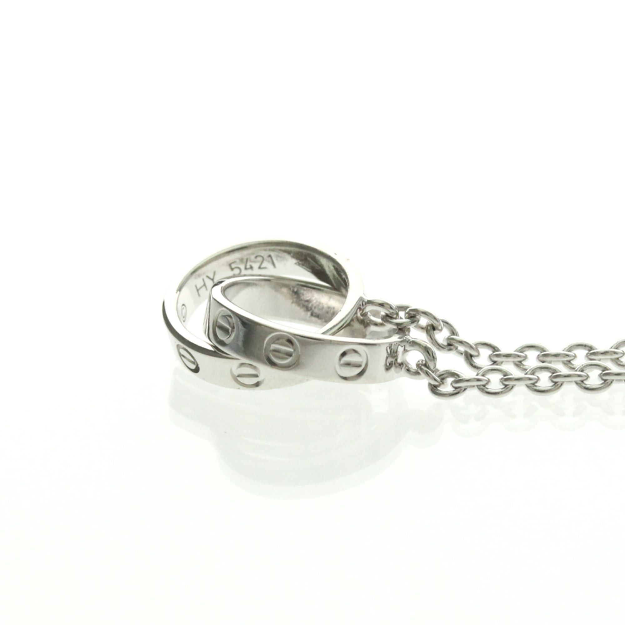 Cartier Cartier Baby Love Necklace White Gold (18K) No Stone Women,Men Fashion Pendant Necklace (Silver) Size ONE SIZE - 2 Thumbnail