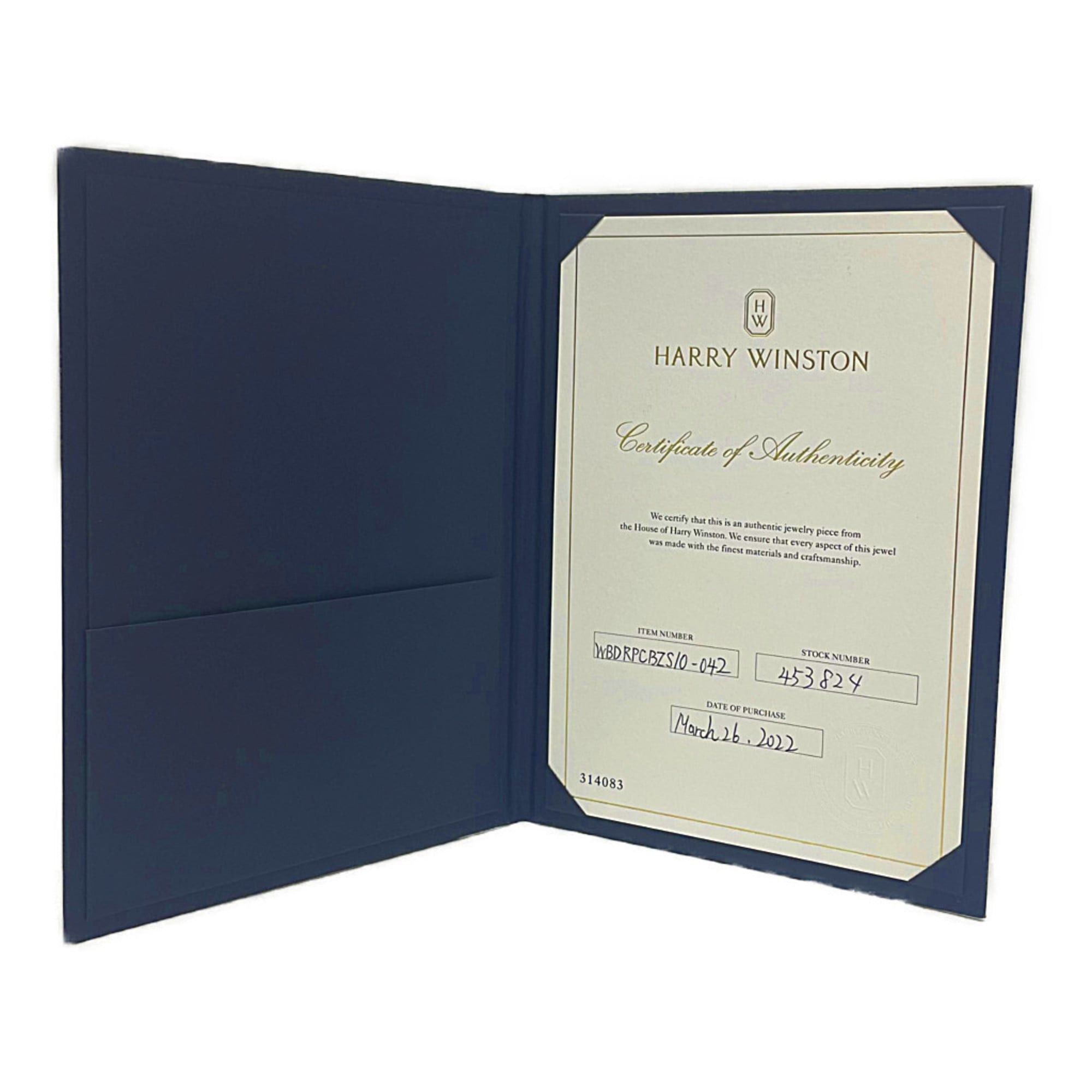 Harry Winston Harry Winston Diamond Wedding Ring Pink Gold (18K) Fashion Diamond Band Ring Pink Gold Size ONE SIZE - 10 Thumbnail