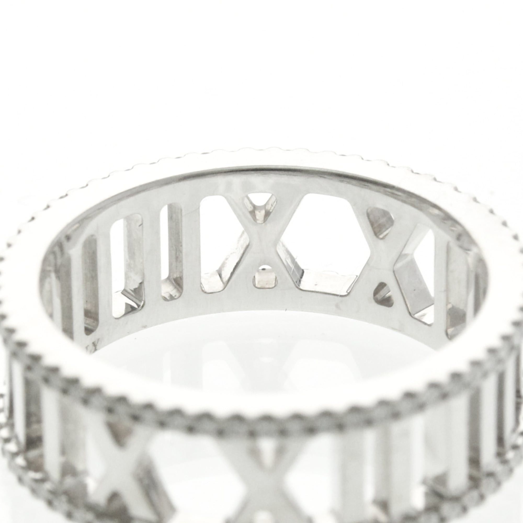 Tiffany & Co. Tiffany Open Atlas Diamond Ring White Gold (18K) Fashion Diamond Band Ring Silver Size ONE SIZE - 8 Thumbnail