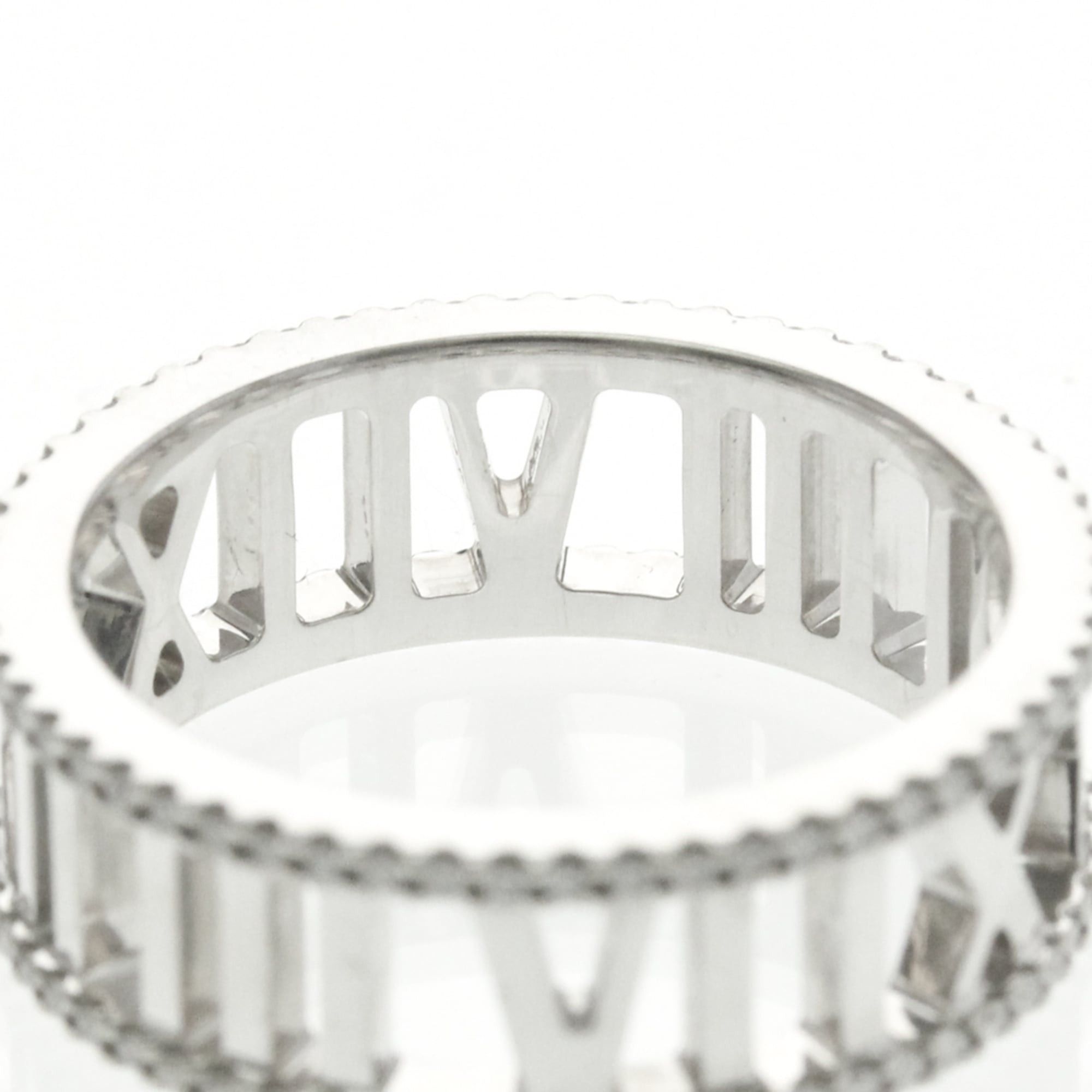 Tiffany & Co. Tiffany Open Atlas Diamond Ring White Gold (18K) Fashion Diamond Band Ring Silver Size ONE SIZE - 7 Thumbnail