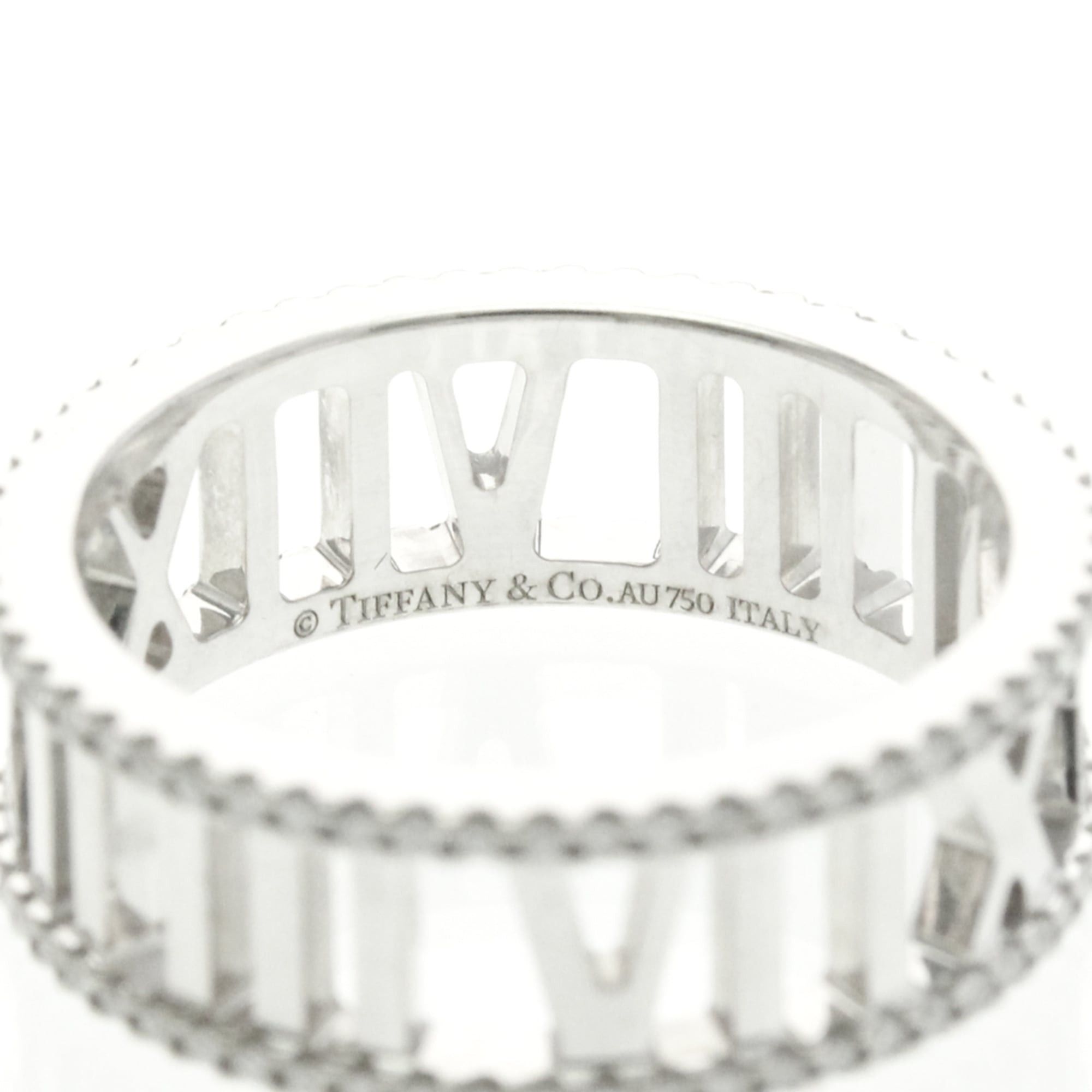 Tiffany & Co. Tiffany Open Atlas Diamond Ring White Gold (18K) Fashion Diamond Band Ring Silver Size ONE SIZE - 5 Thumbnail
