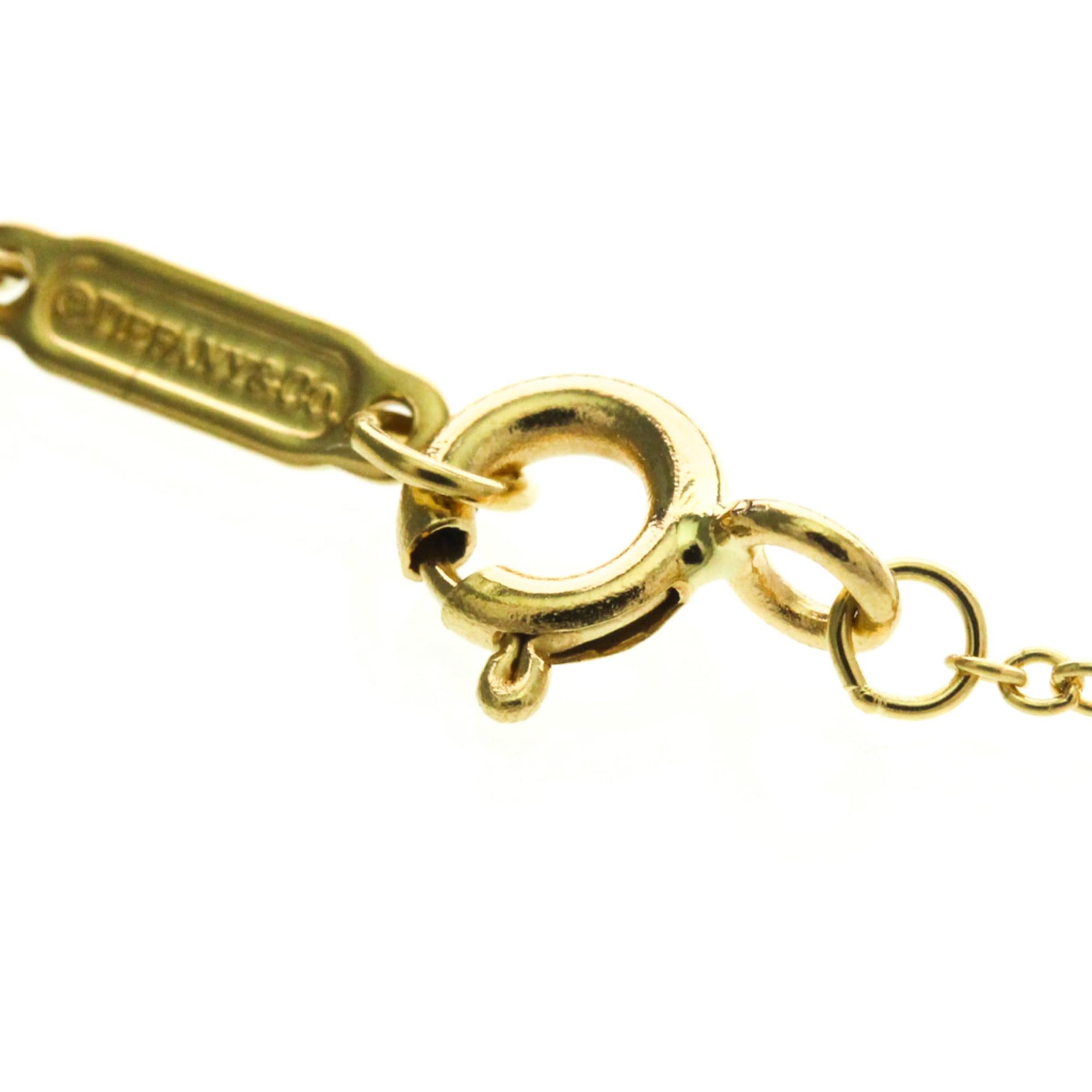 Tiffany & Co. Tiffany Letter Envelope Necklace Yellow Gold (18K) Diamond Men,Women Fashion Pendant Necklace (Gold) Size ONE SIZE - 12 Thumbnail