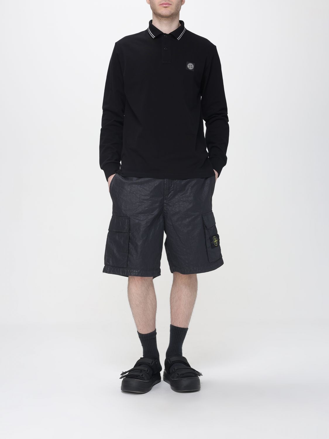 Stone Island Stone Island Polo Shirt Men Black Size US XS / EU 42 / 0 - 2 Thumbnail