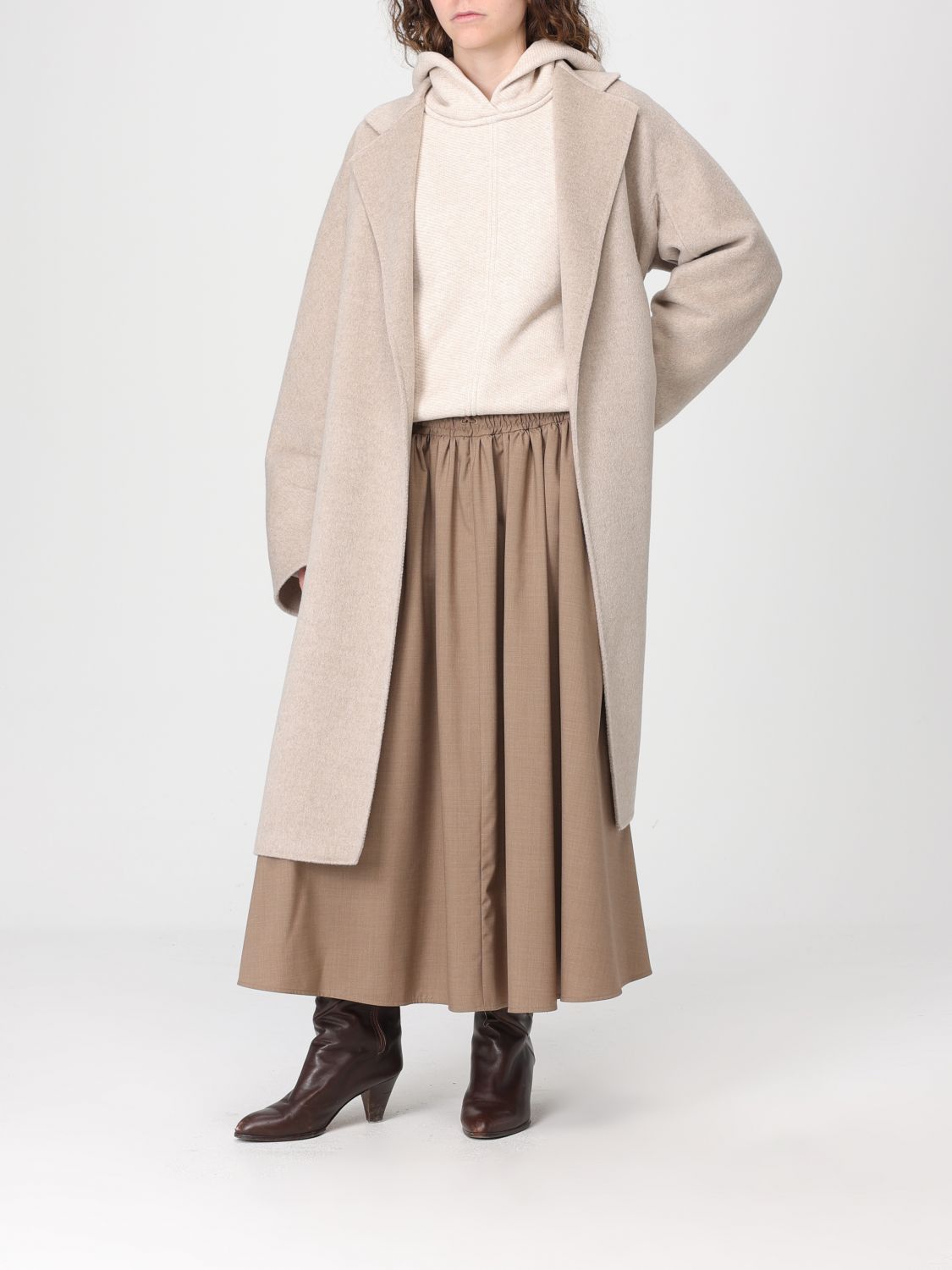 Max Mara Max Mara Skirt Woman Brown Size 30" / US 8 / IT 44 - 2 Thumbnail