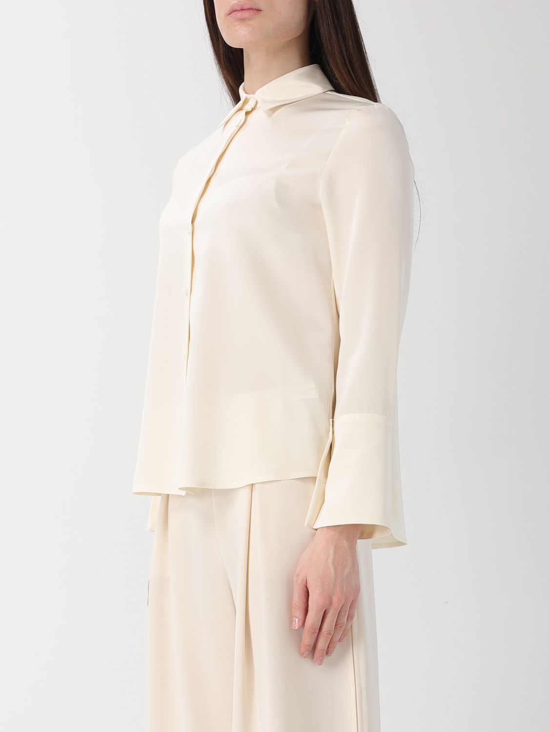 Max Mara Max Mara Shirt Woman White Size M / US 6-8 / IT 42-44 - 4 Thumbnail
