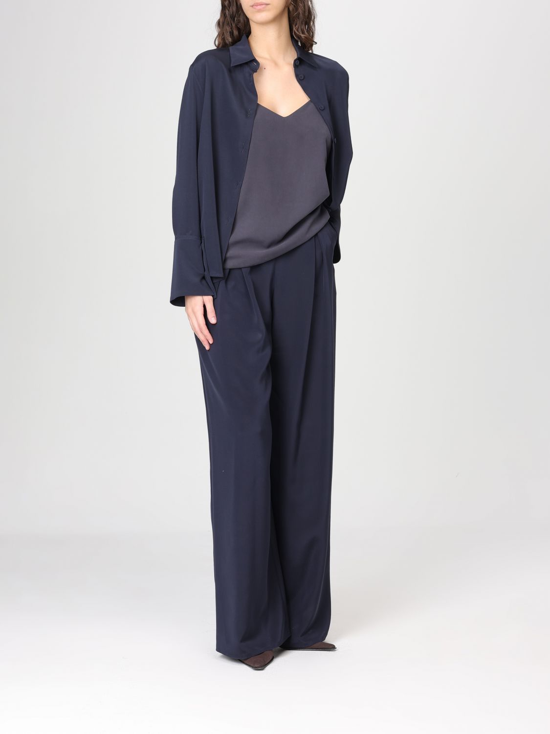 Max Mara Max Mara Shirt Woman Blue Size M / US 6-8 / IT 42-44 - 2 Thumbnail