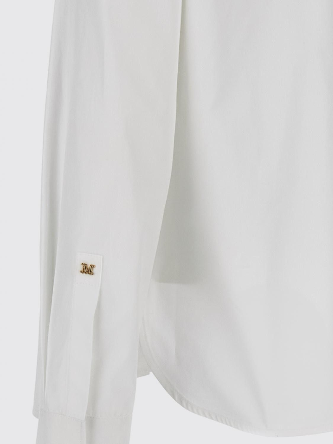 Max Mara Max Mara Shirt Woman Blue 1 Size L / US 10 / IT 46 - 4 Thumbnail