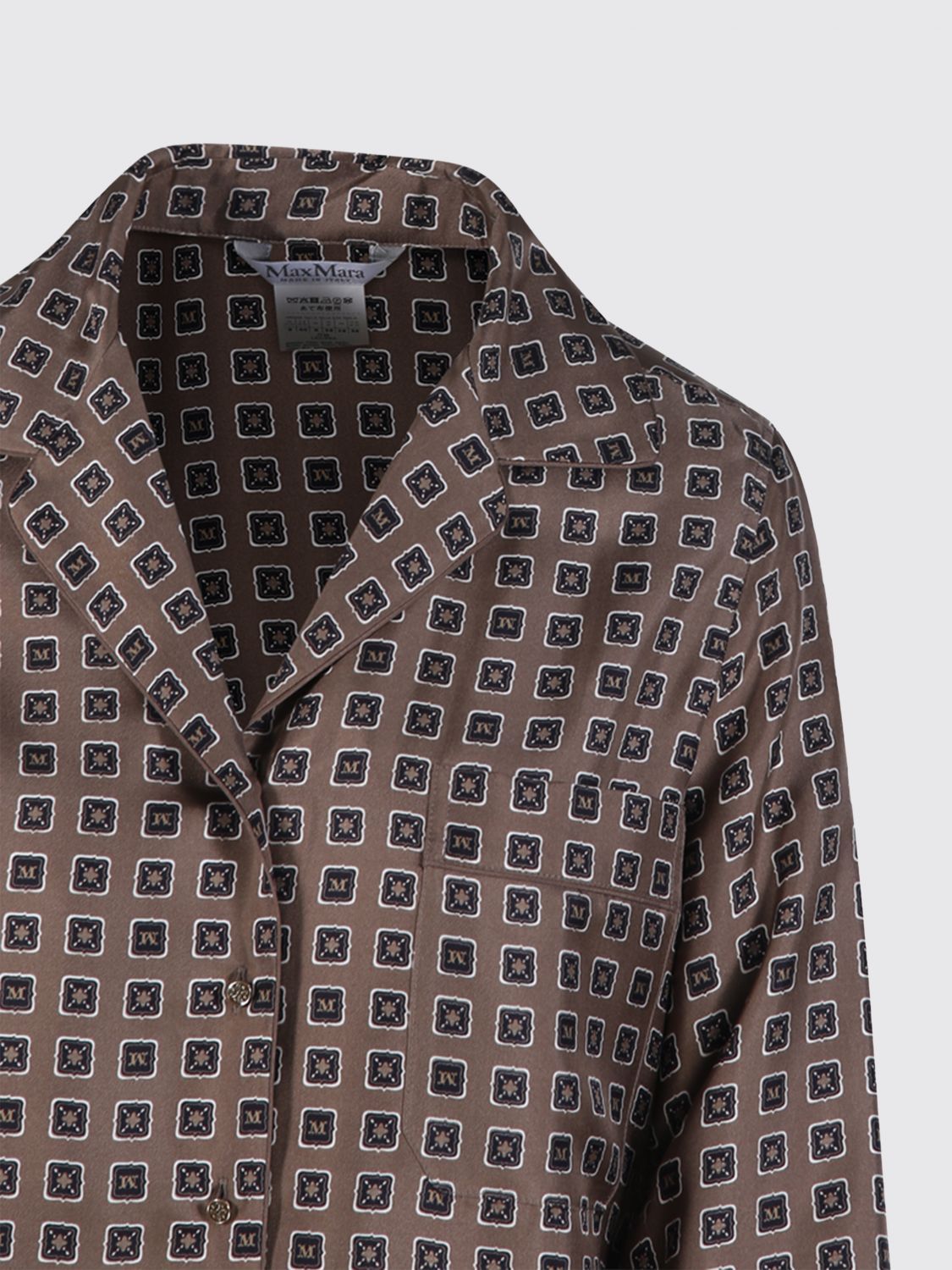 Max Mara Max Mara Shirt Woman Sand Size XS / US 0-2 / IT 36-38 - 4 Thumbnail