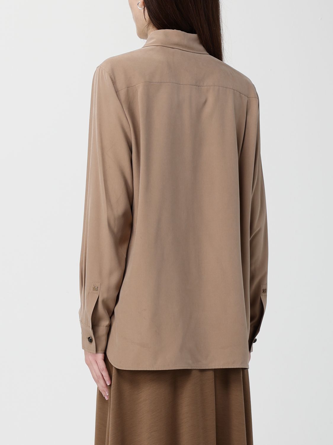 Max Mara Max Mara Shirt Woman Tobacco Size M / US 6-8 / IT 42-44 - 3 Thumbnail