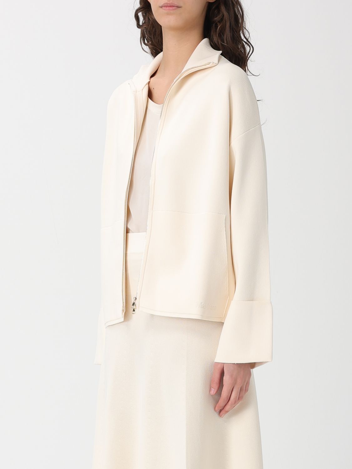 Max Mara Max Mara Sweater Woman Ivory Size L / US 10 / IT 46 - 4 Thumbnail