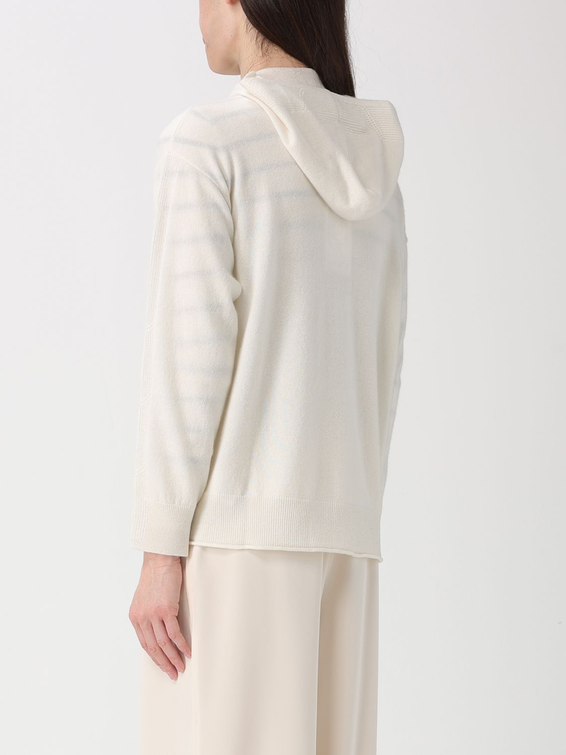 Max Mara Max Mara Sweater Woman White Size S / US 4 / IT 40 - 3 Thumbnail
