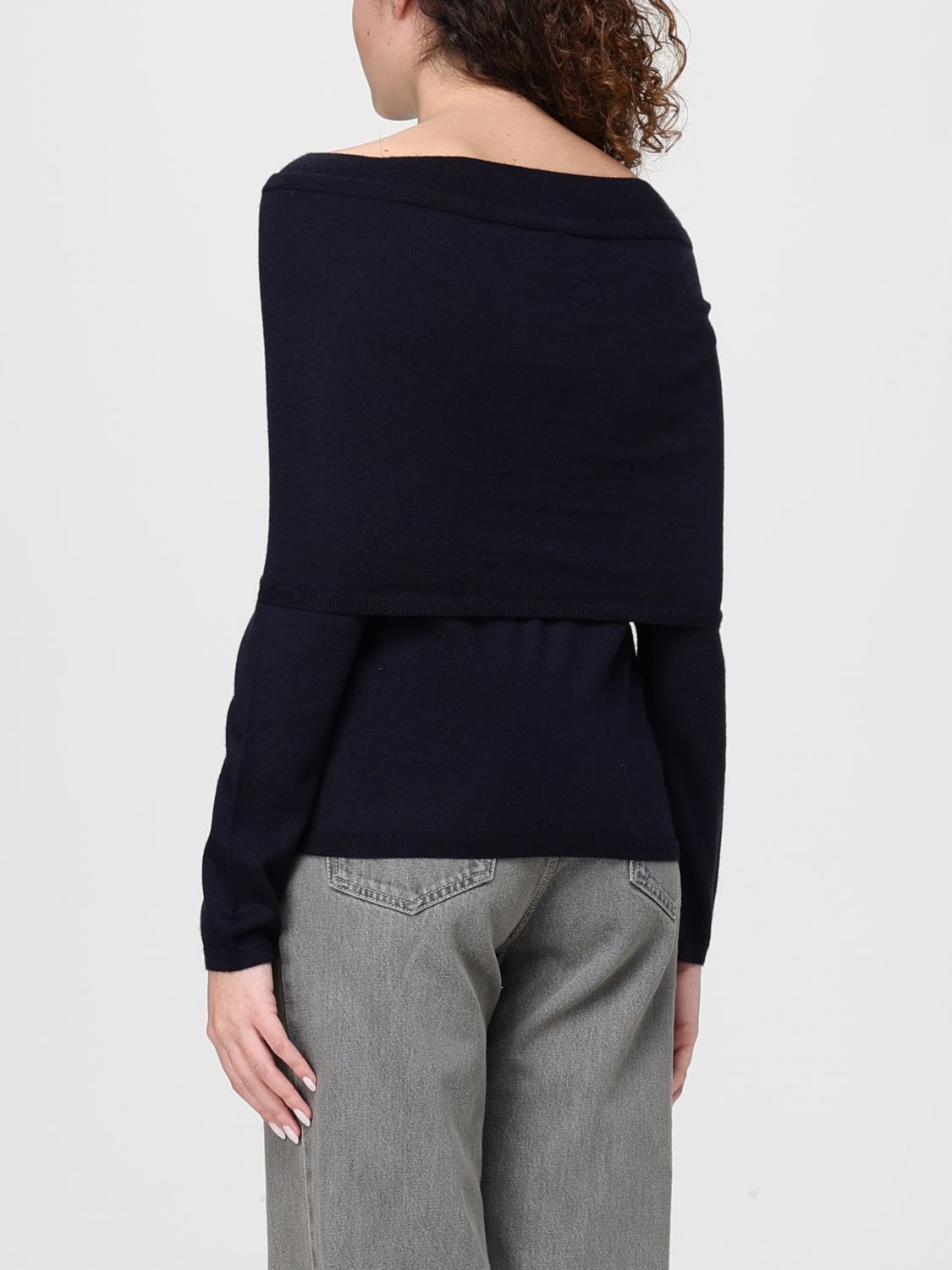 Max Mara Max Mara Sweater Woman Blue Size L / US 10 / IT 46 - 3 Thumbnail