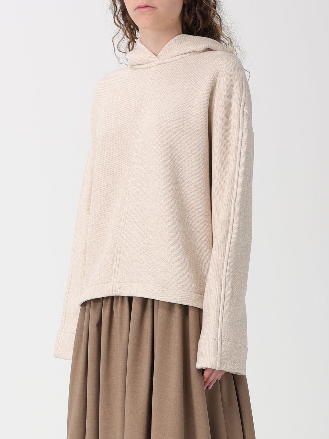 Max Mara Max Mara Sweatshirt Woman Beige Size S / US 4 / IT 40 - 4 Thumbnail