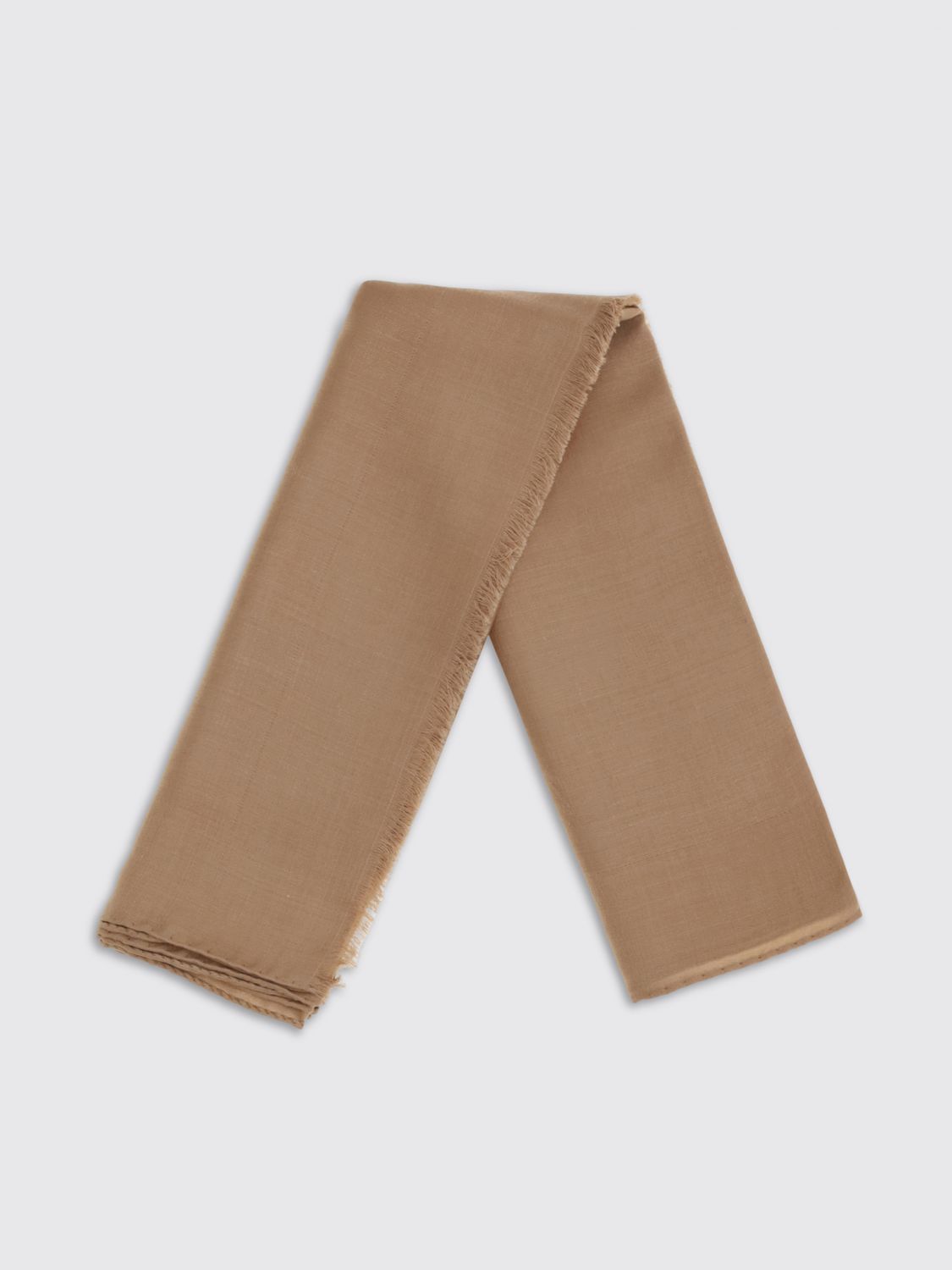 Max Mara Max Mara Scarf Woman Camel Size ONE SIZE - 2 Thumbnail