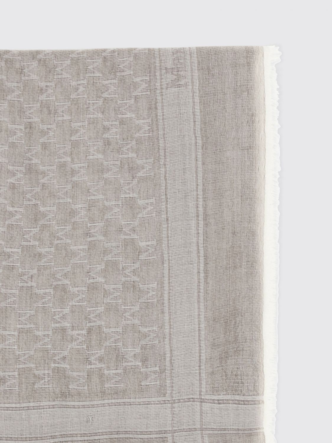 Max Mara Max Mara Scarf Woman Beige Size ONE SIZE - 3 Thumbnail