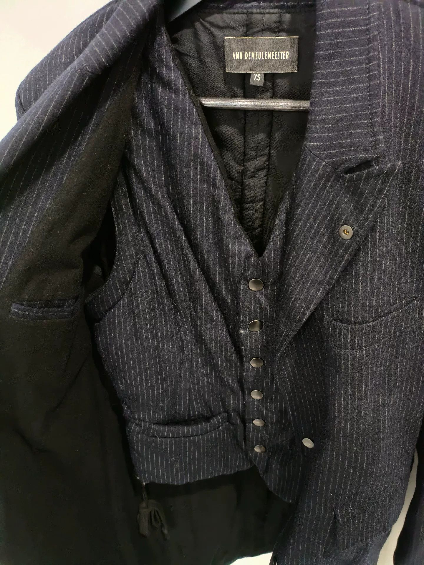 Ann Demeulemeester Ann Demeulemeester Striped Sash Coat Size M / US 6-8 / IT 42-44 - 2 Thumbnail