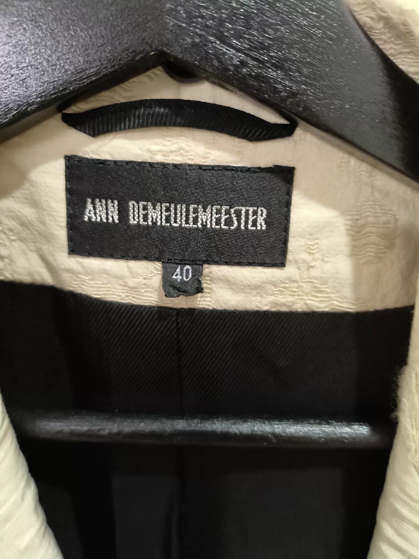 Ann Demeulemeester Ann Demeulemeester Women's Beige Blazer Size S / US 4 / IT 40 - 3 Thumbnail
