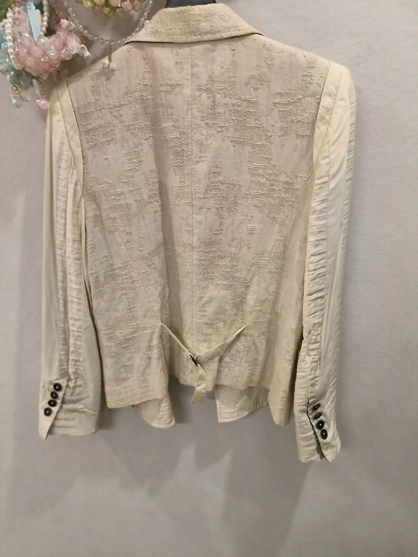 Ann Demeulemeester Ann Demeulemeester Women's Beige Blazer Size S / US 4 / IT 40 - 7 Thumbnail
