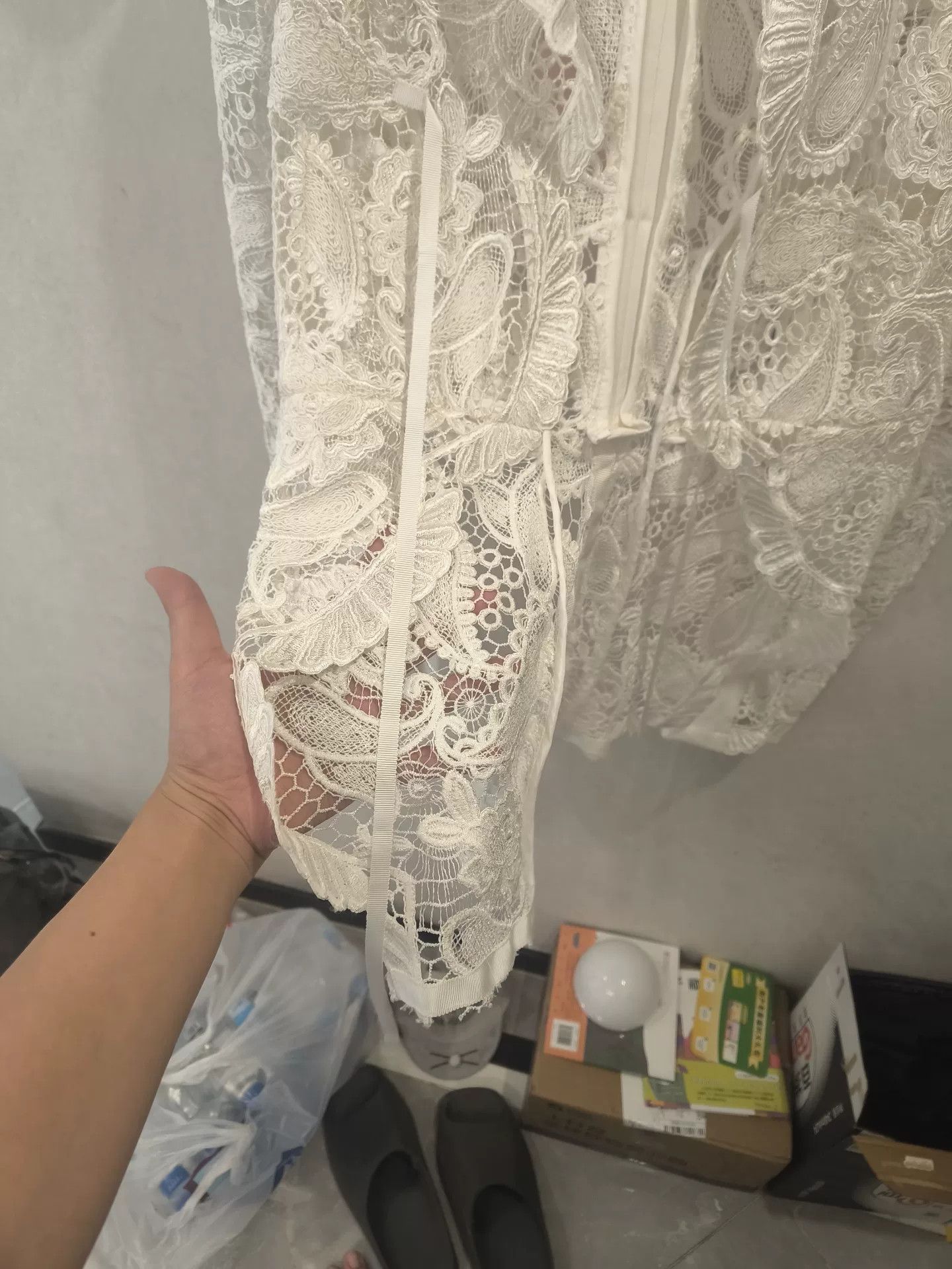 Ann Demeulemeester Ann Demeulemeester White Ribbon Jacket Size M / US 6-8 / IT 42-44 - 3 Thumbnail