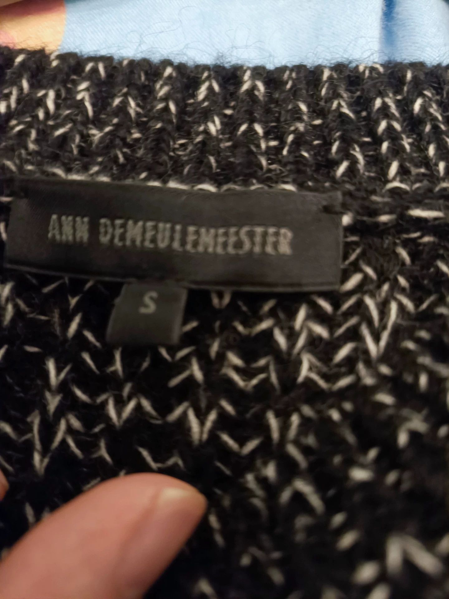 Ann Demeulemeester Ann Demeulemeester Patterned Sweater S Size S / US 4 / IT 40 - 4 Thumbnail