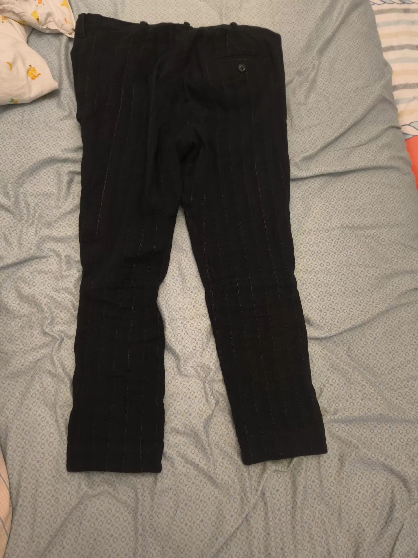 Ann Demeulemeester Ann Demeulemeester White Wool Button Pants Size 42" / US 20 - 4 Thumbnail