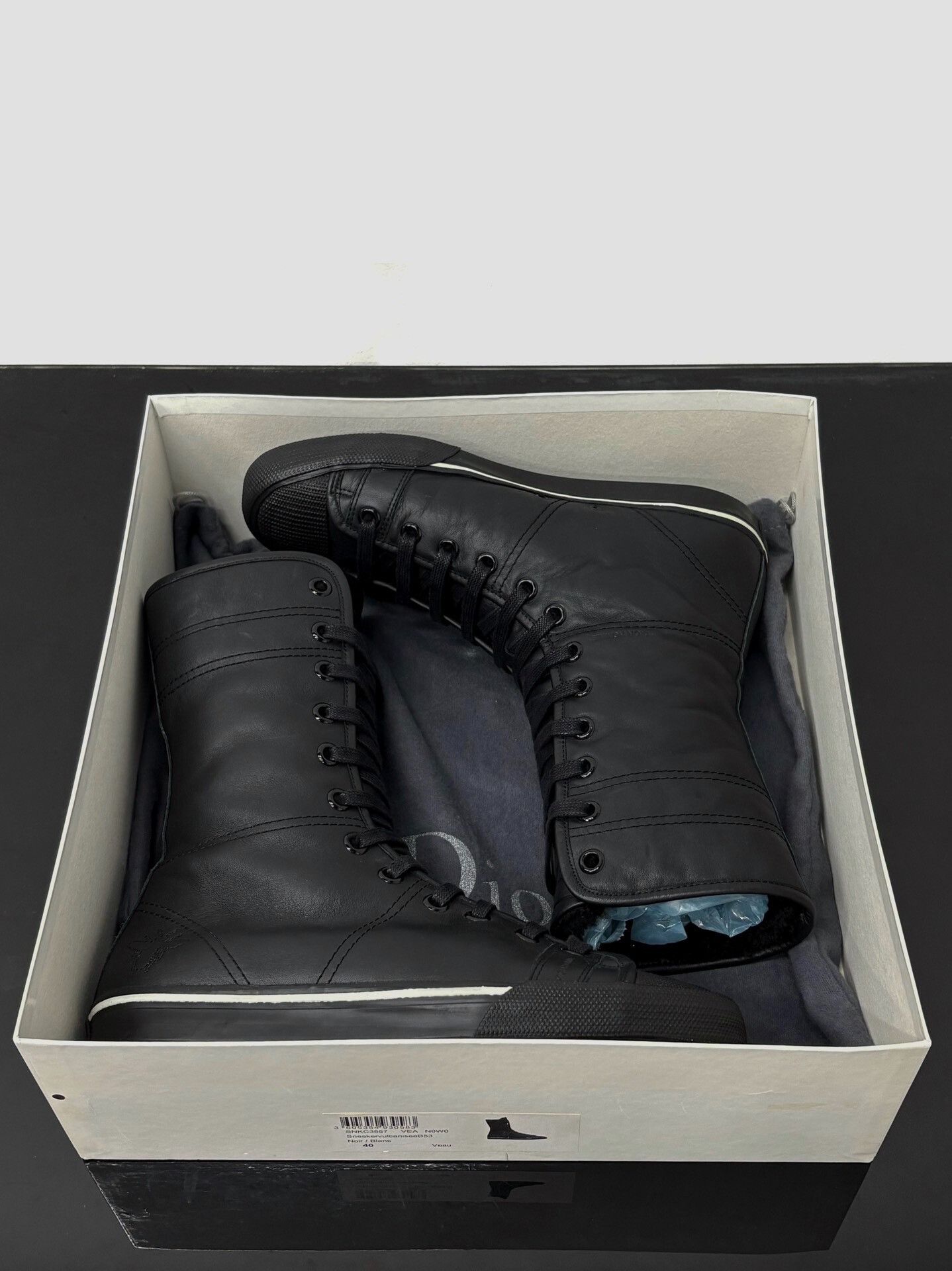Dior DIOR HOMME AW07 NAVIGATE Sheepskin Boxing Shoes Size US 7 / EU 40 - 2 Thumbnail