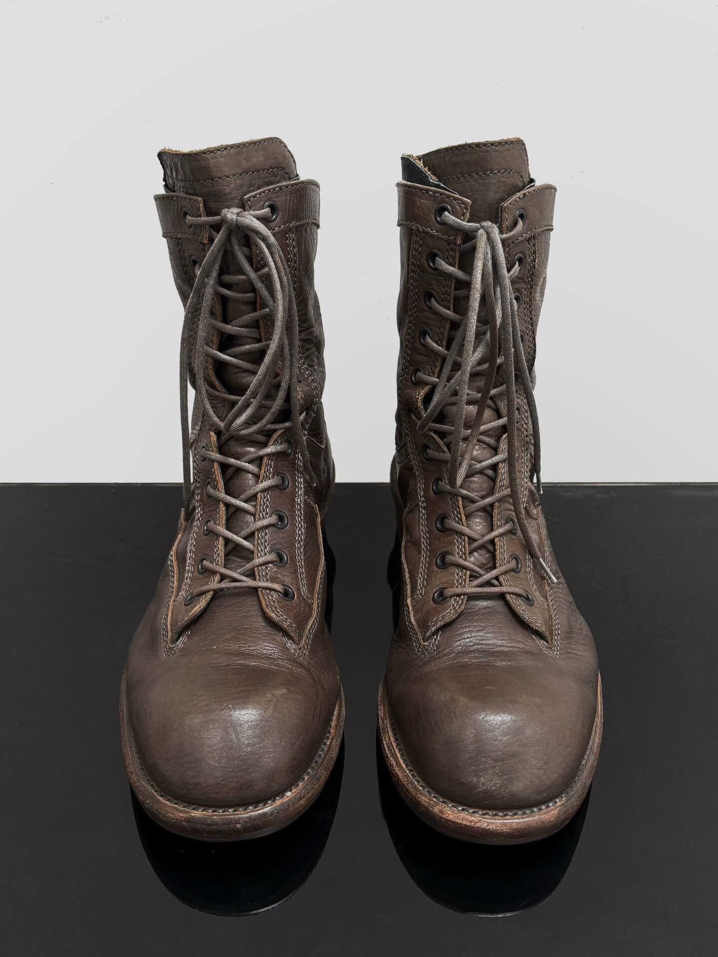 Julius JULIUS_7 00S Back Zip Combat Boots Size US 5 / EU 37 - 3 Thumbnail
