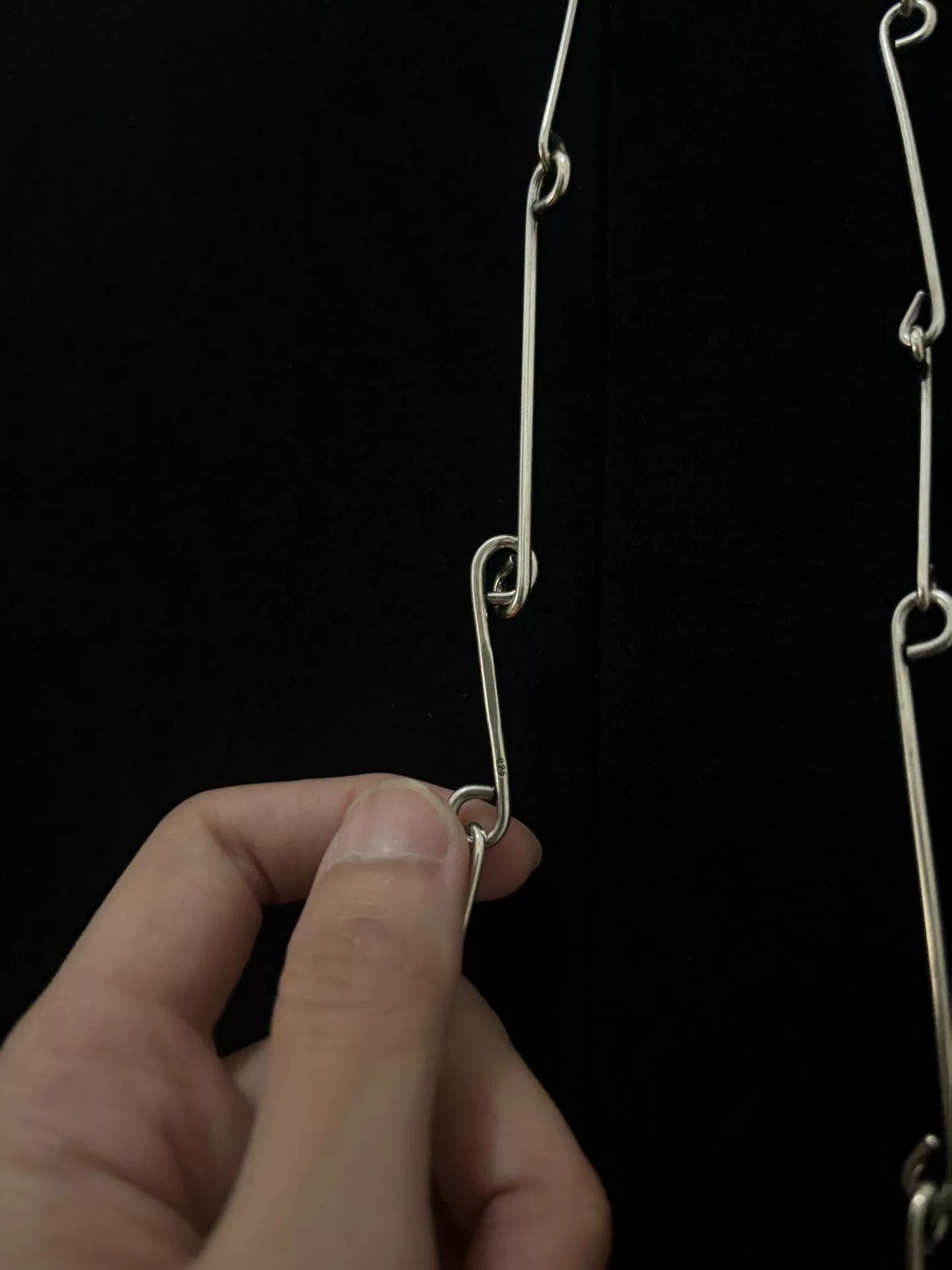 Ann Demeulemeester Ann Demeulemeester 925 Silver Multi-Way Chain Size ONE SIZE - 7 Thumbnail