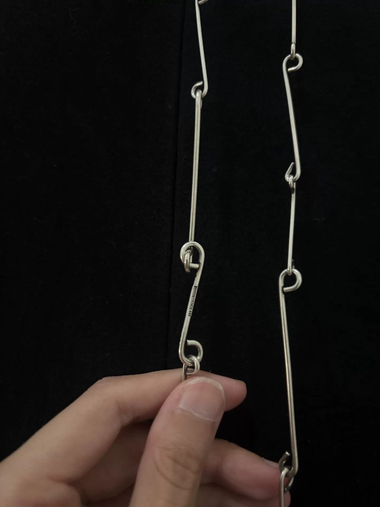 Ann Demeulemeester Ann Demeulemeester 925 Silver Multi-Way Chain Size ONE SIZE - 8 Thumbnail
