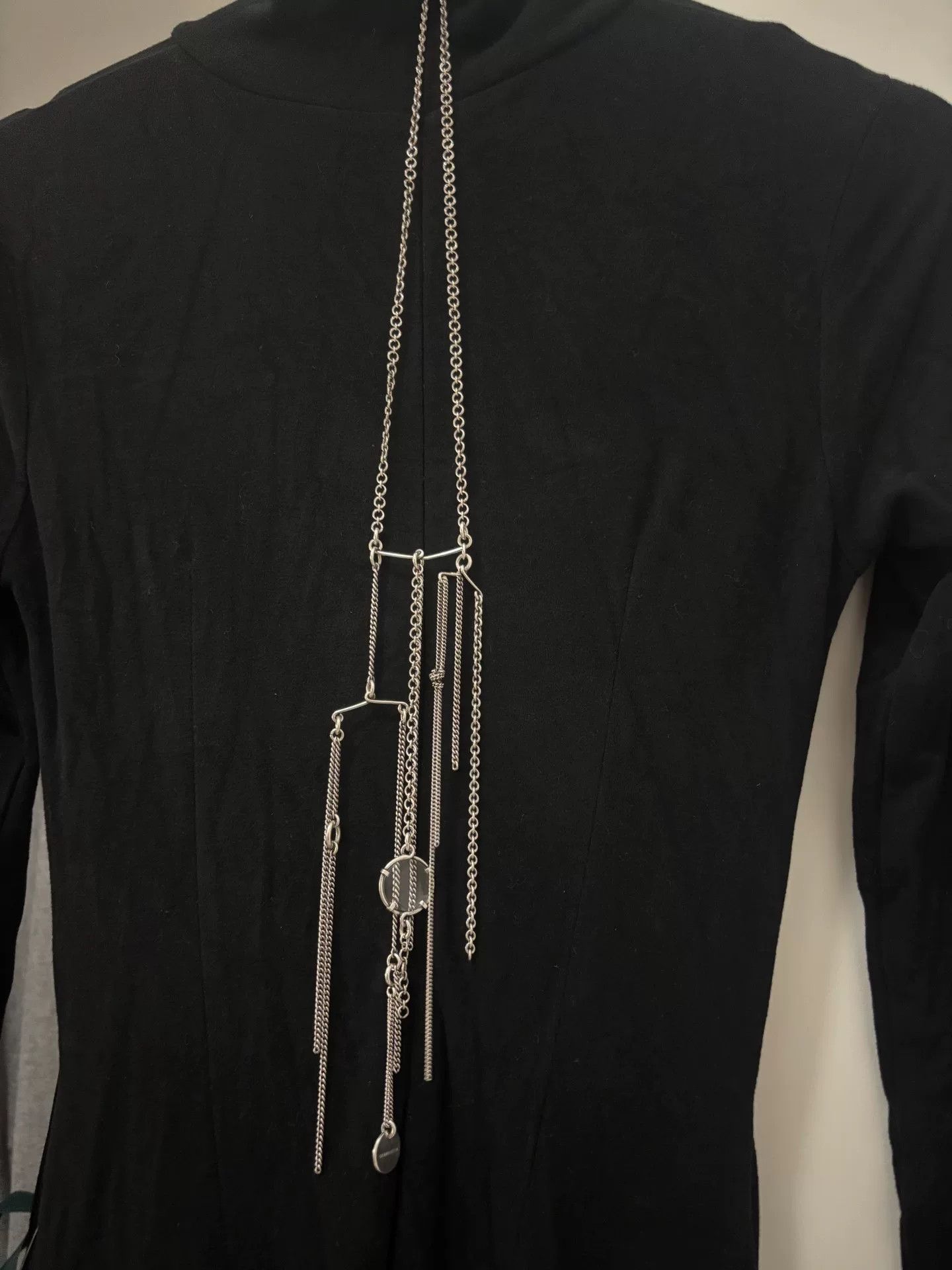 Ann Demeulemeester Ann Demeulemeester 925 Silver Sweater Necklace Size ONE SIZE - 3 Thumbnail