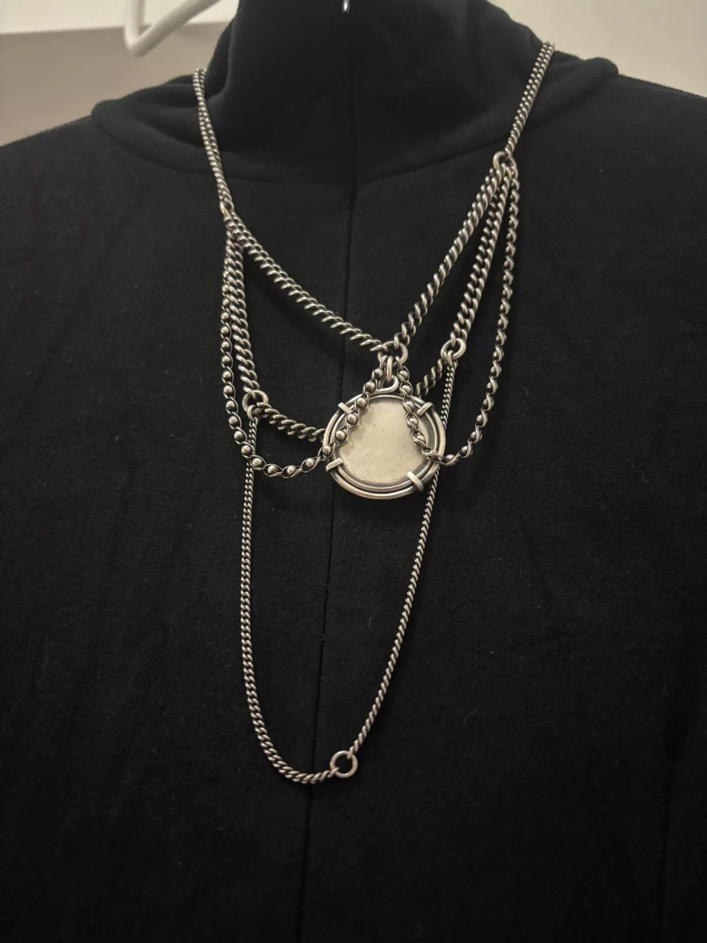 Ann Demeulemeester Ann Demeulemeester 925 Silver Feather Necklace Size ONE SIZE - 4 Thumbnail