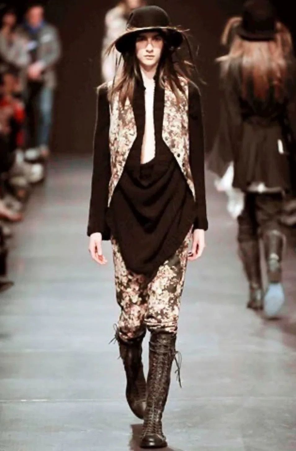 Ann Demeulemeester Ann Demeulemeester Bloom Old Rose Trousers Size 38" / US 16 / IT 52 - 2 Thumbnail