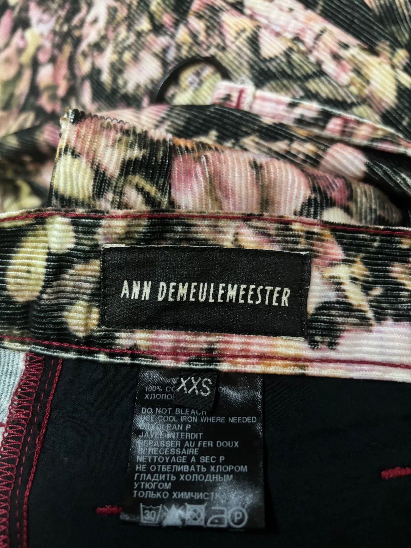 Ann Demeulemeester Ann Demeulemeester Bloom Old Rose Trousers Size 38" / US 16 / IT 52 - 9 Thumbnail