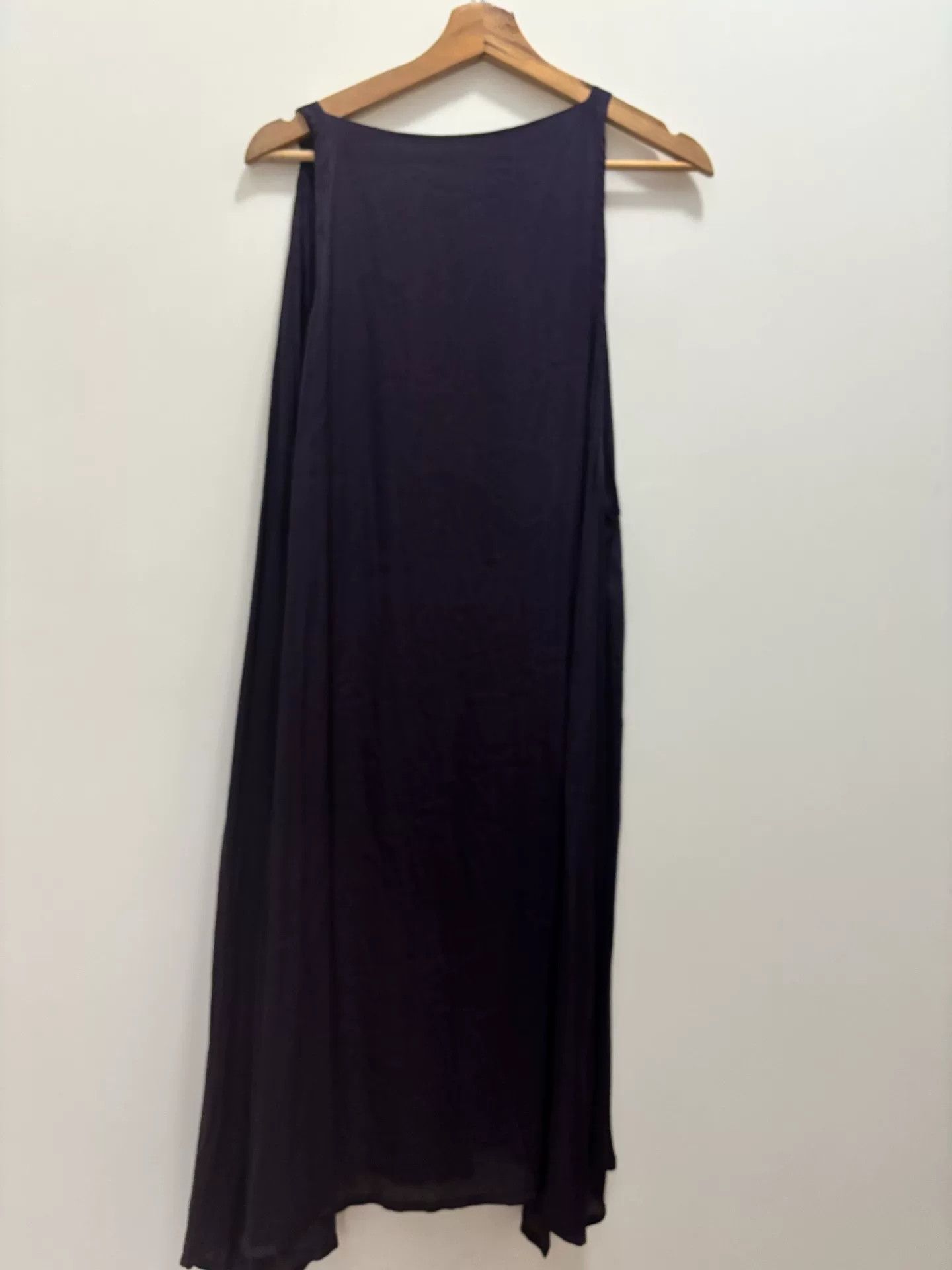 Ann Demeulemeester Ann Demeulemeester Purple Silk Long Dress Size 34" / US 12 / IT 48 - 5 Thumbnail