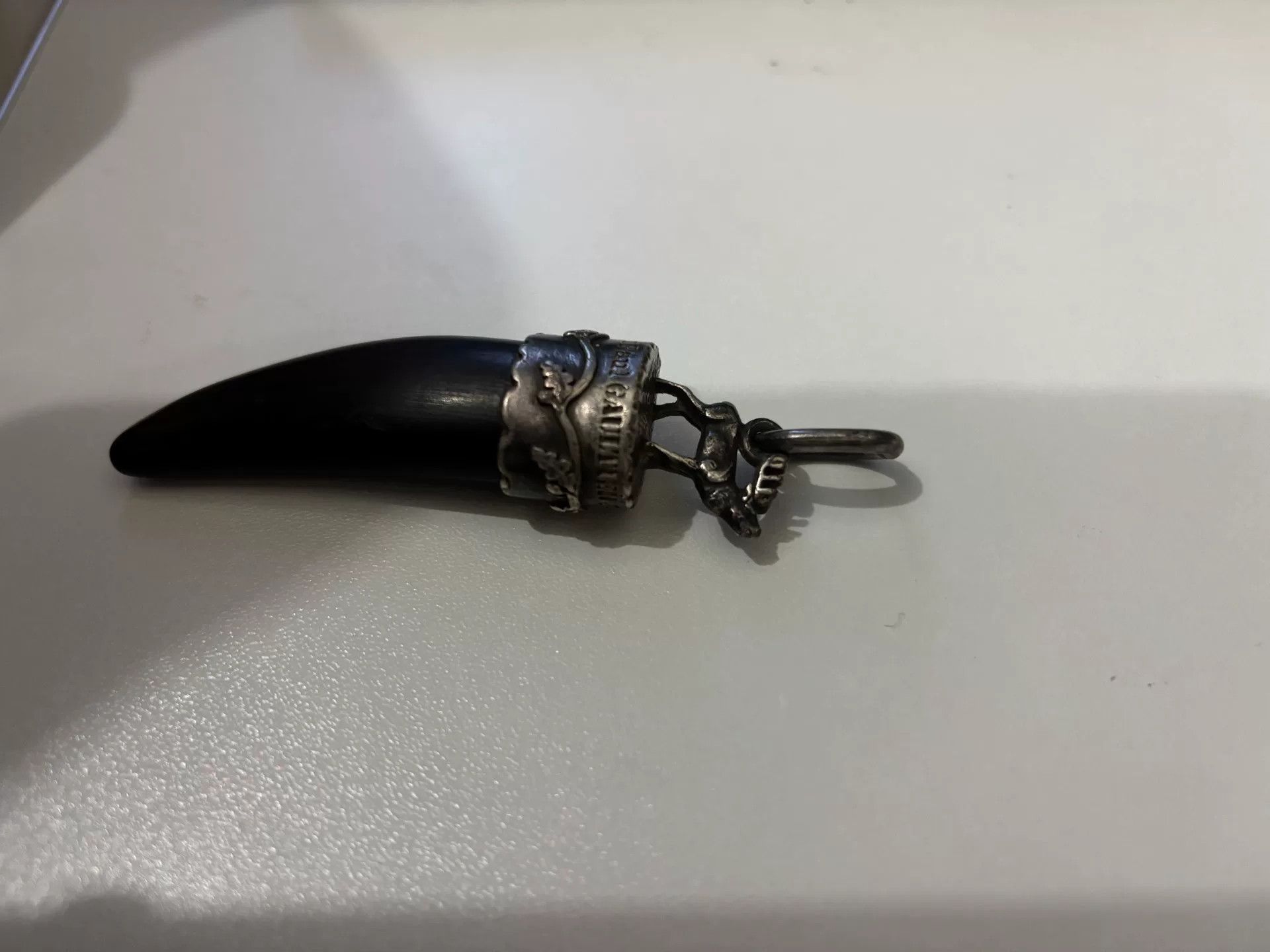 Jean Paul Gaultier 00s Jean Paul Gaultier Faux Horn Claw Chain Size ONE SIZE - 2 Thumbnail