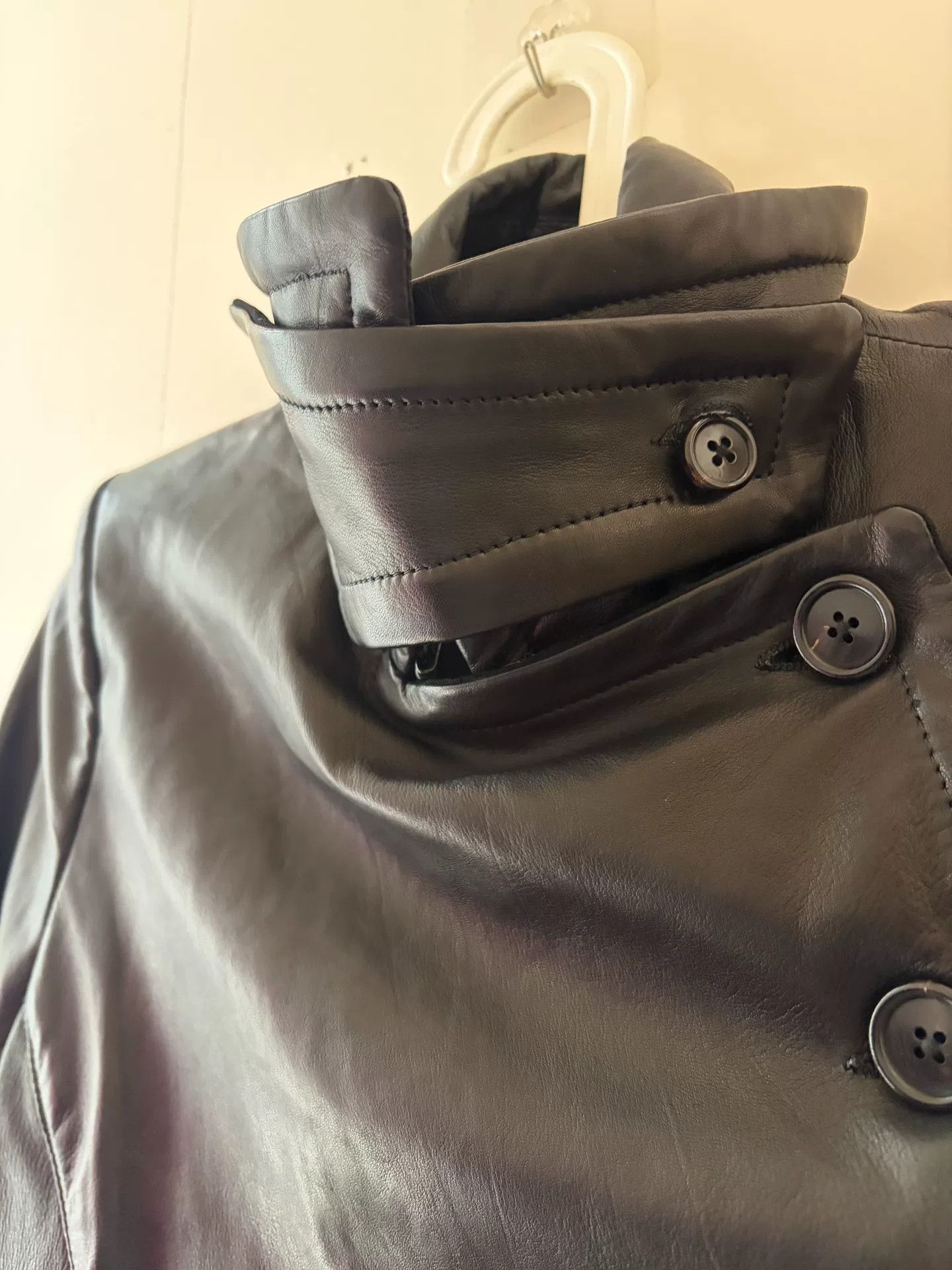 Ann Demeulemeester Ann Demeulemeester Napoleon Leather Jacket Size XXS / US 00 / IT 34 - 5 Thumbnail