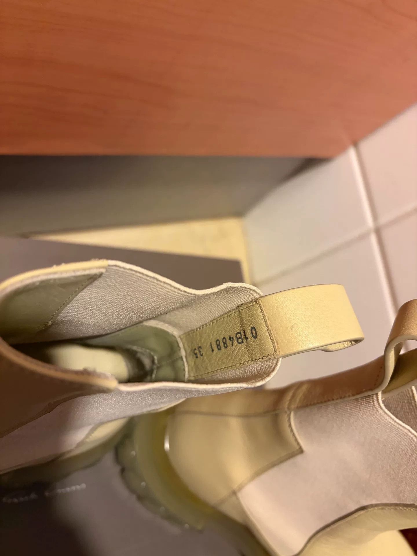 Rick Owens Rick Owens Beige Chelsea Boots Size US 4 / IT 34 - 5 Thumbnail