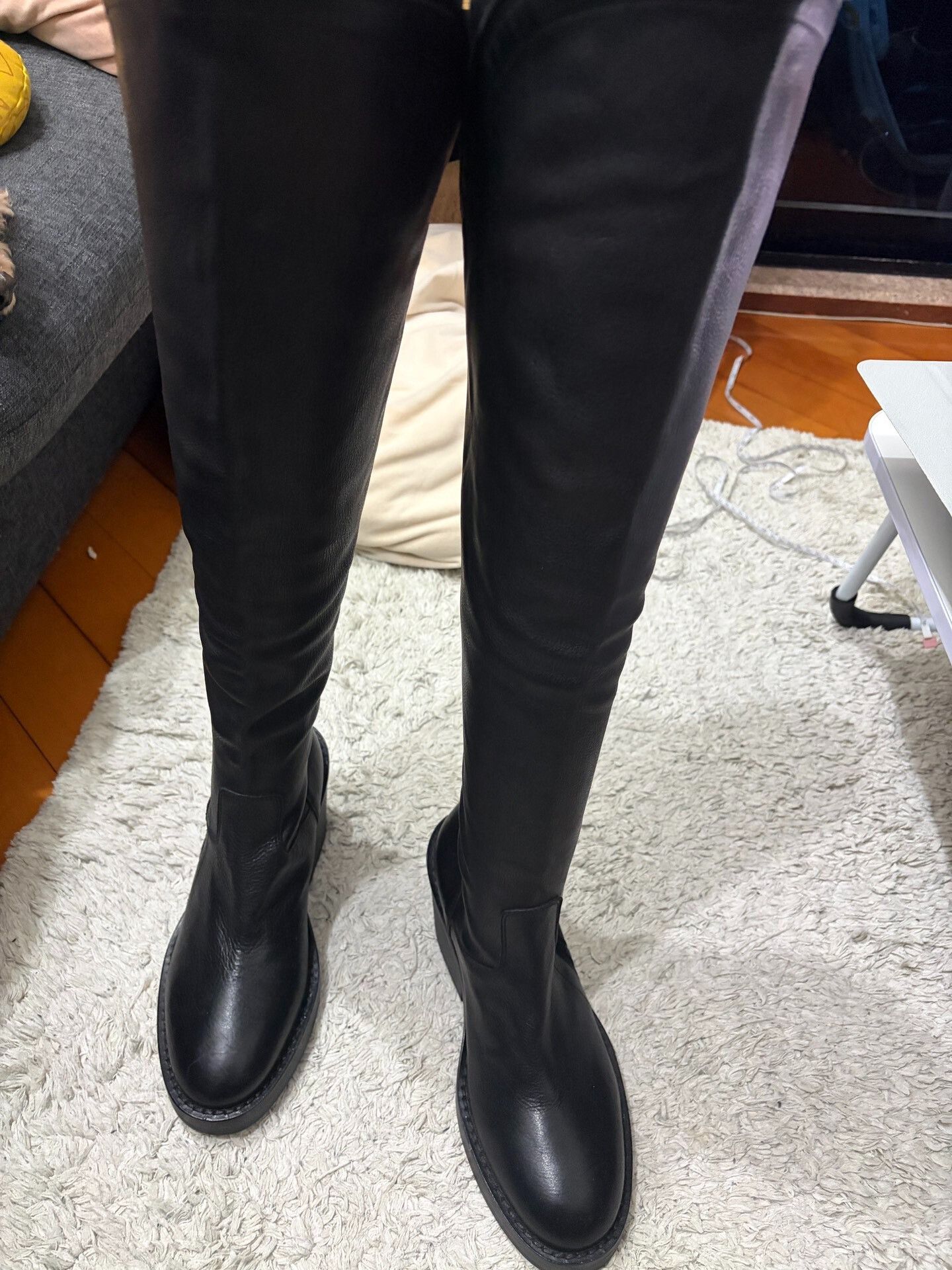 Ann Demeulemeester Ann Demeulemeester 2012 Spiral Zip Leather Tall Boots Size US 6 / IT 36 - 2 Thumbnail