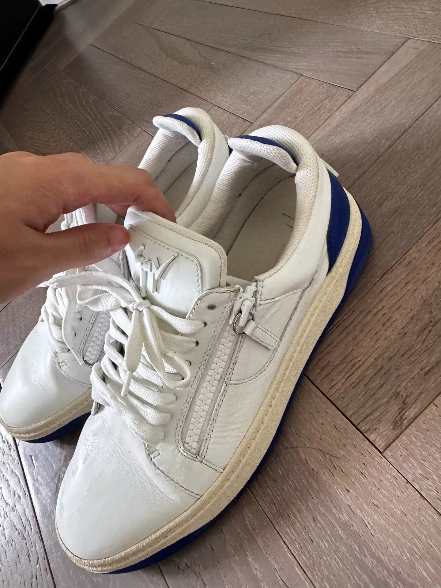 Giuseppe Zanotti Giuseppe Zanotti GZ94 Colorblock Low-Top Sneakers Size US 10 / EU 43 - 7 Thumbnail