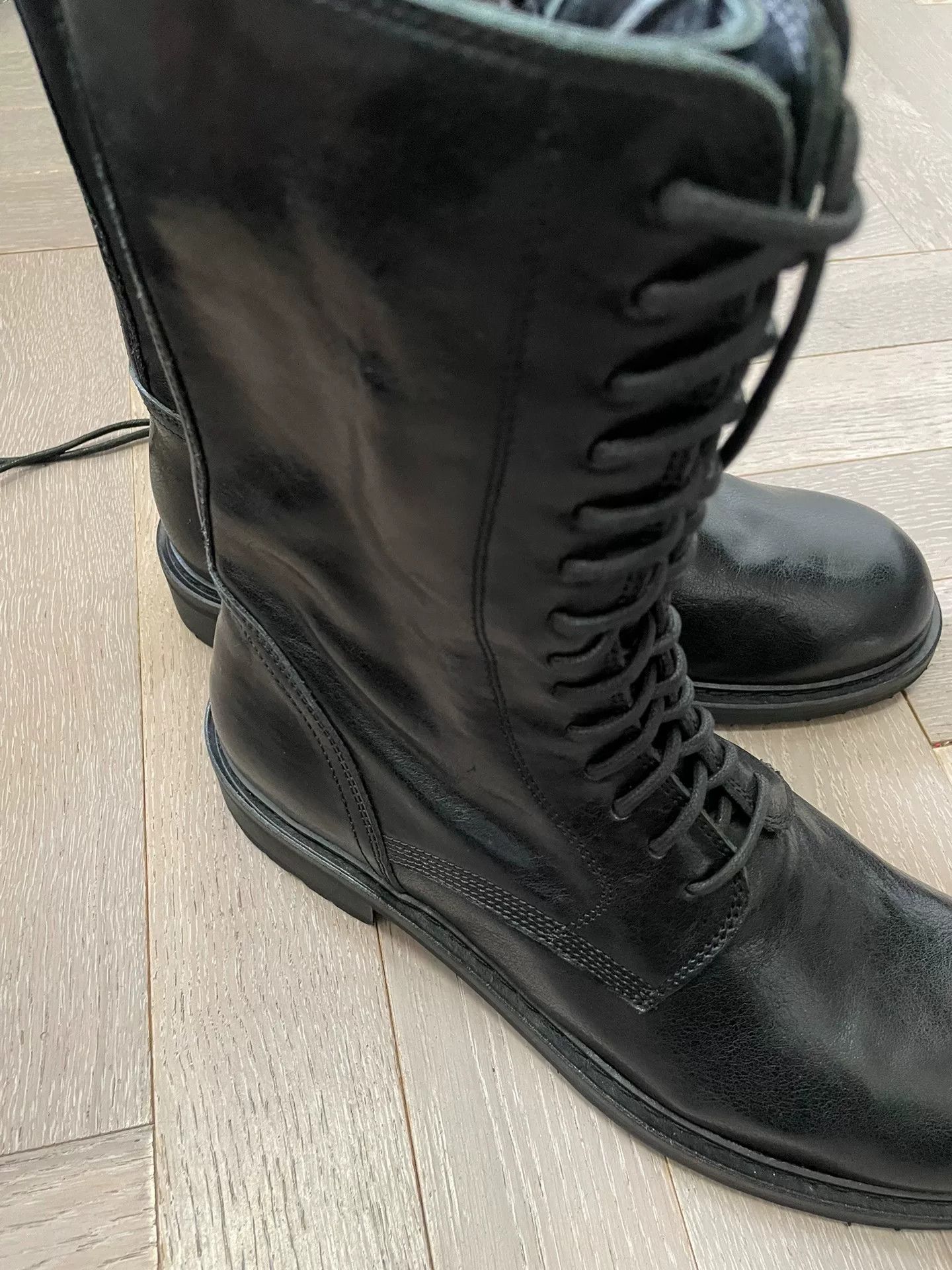 Ann Demeulemeester Ann Demeulemeester High-Top Military Boots Size US 10 / EU 43 - 7 Thumbnail