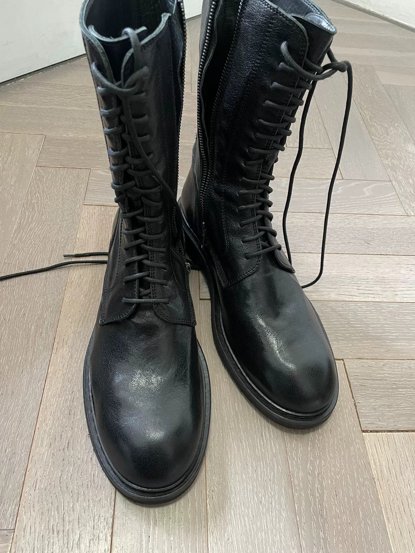 Ann Demeulemeester Ann Demeulemeester High-Top Military Boots Size US 10 / EU 43 - 5 Thumbnail