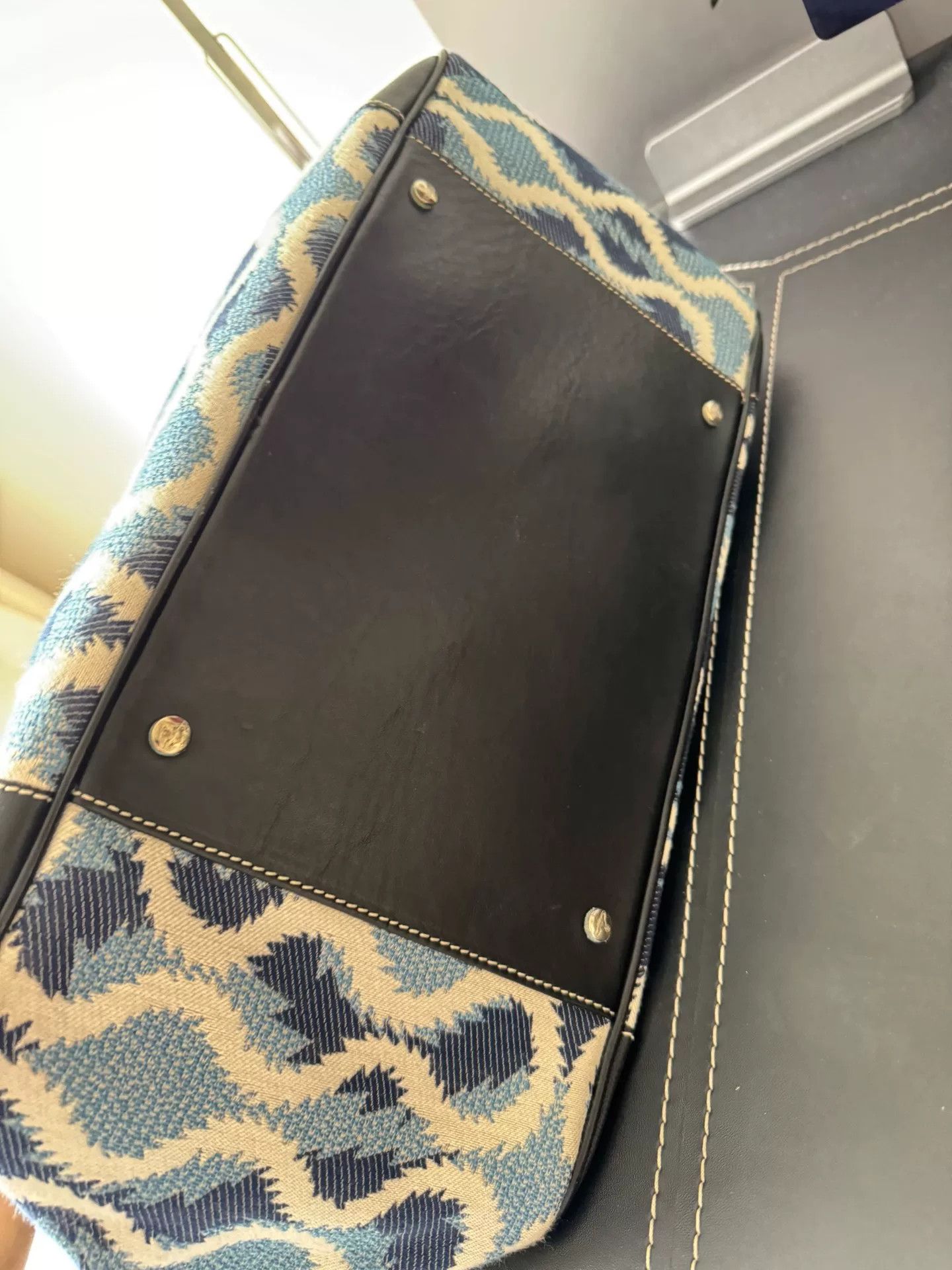 Vivienne Westwood Vivienne Westwood Vintage Blue Leopard Bowling Tote Size ONE SIZE - 6 Thumbnail