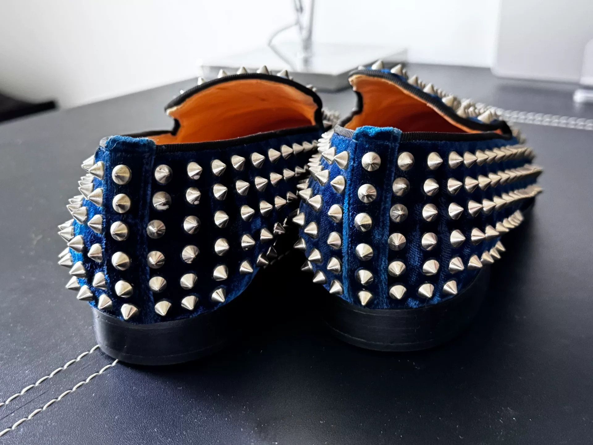 Christian Louboutin Christian Louboutin Studded Men's Shoes Size US 6 / EU 39 - 4 Thumbnail