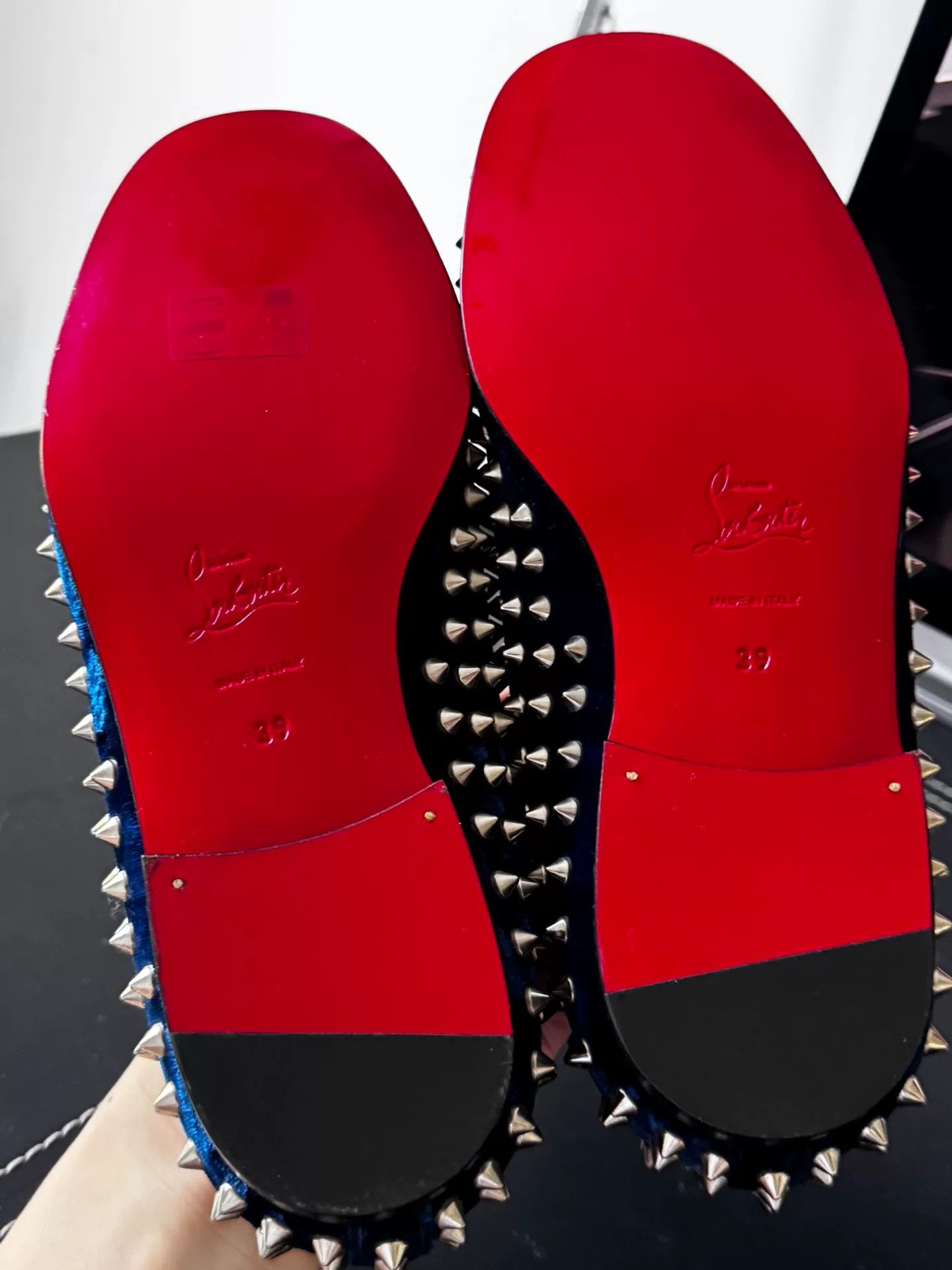 Christian Louboutin Christian Louboutin Studded Men's Shoes Size US 6 / EU 39 - 5 Thumbnail