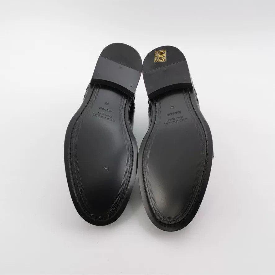 Burberry Burberry Men's Black Brogue Leather Shoes Size US 7 / EU 40 - 4 Thumbnail