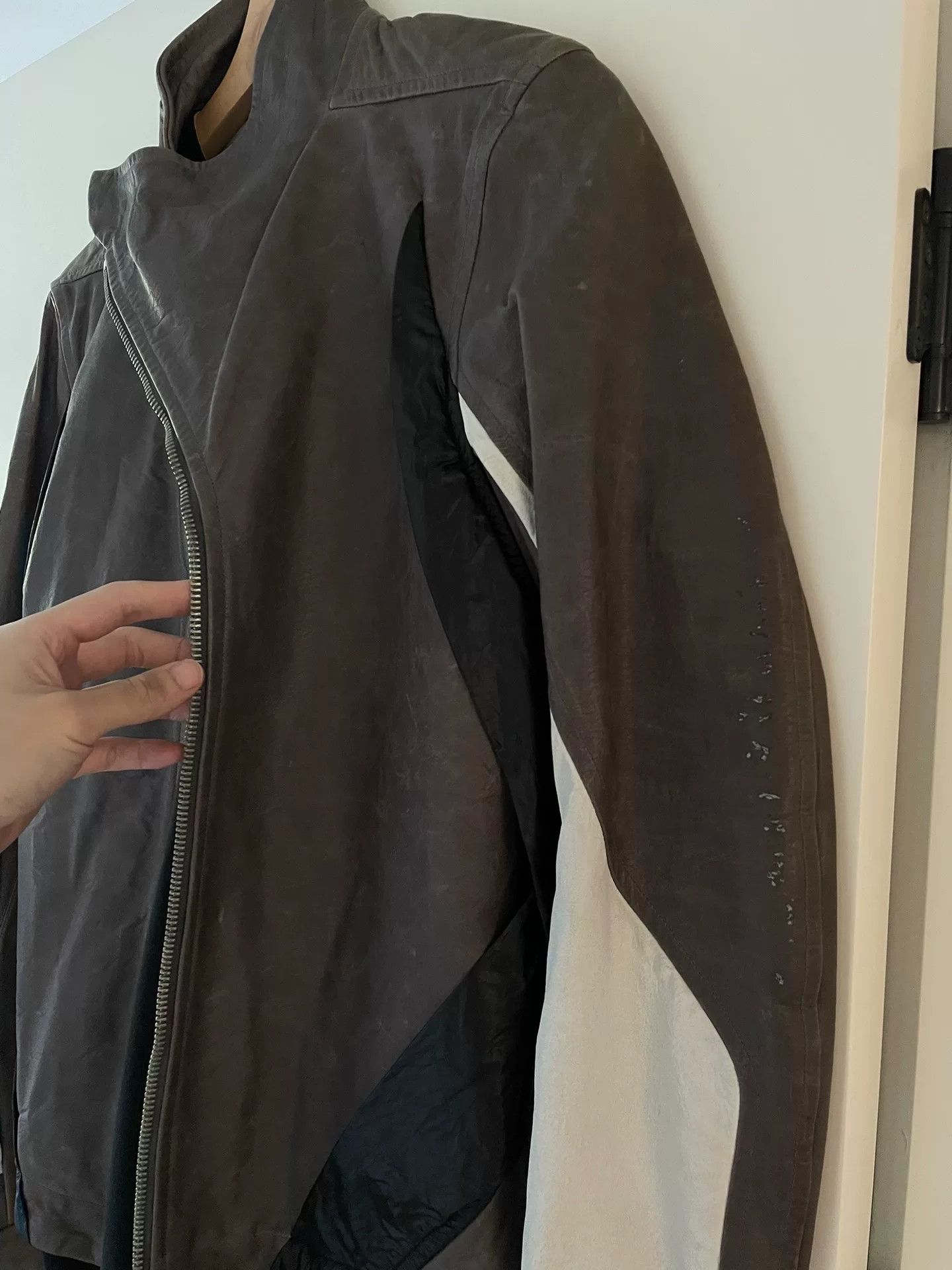 Rick Owens Rick Owens Leather Jacket New W/Flaws Size US S / EU 44-46 / 1 - 5 Thumbnail