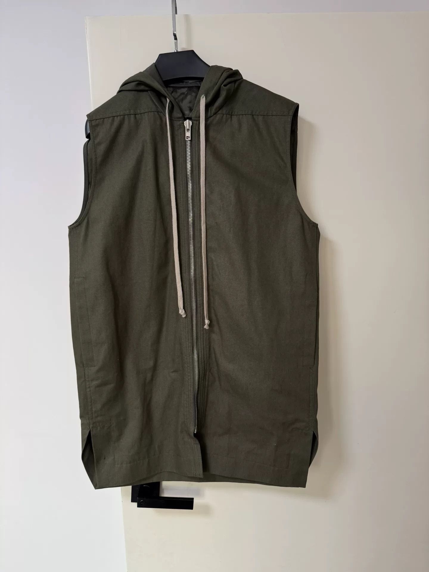 Rick Owens Rick Owens Zip Hooded Vest Jacket Size US S / EU 44-46 / 1 - 2 Thumbnail