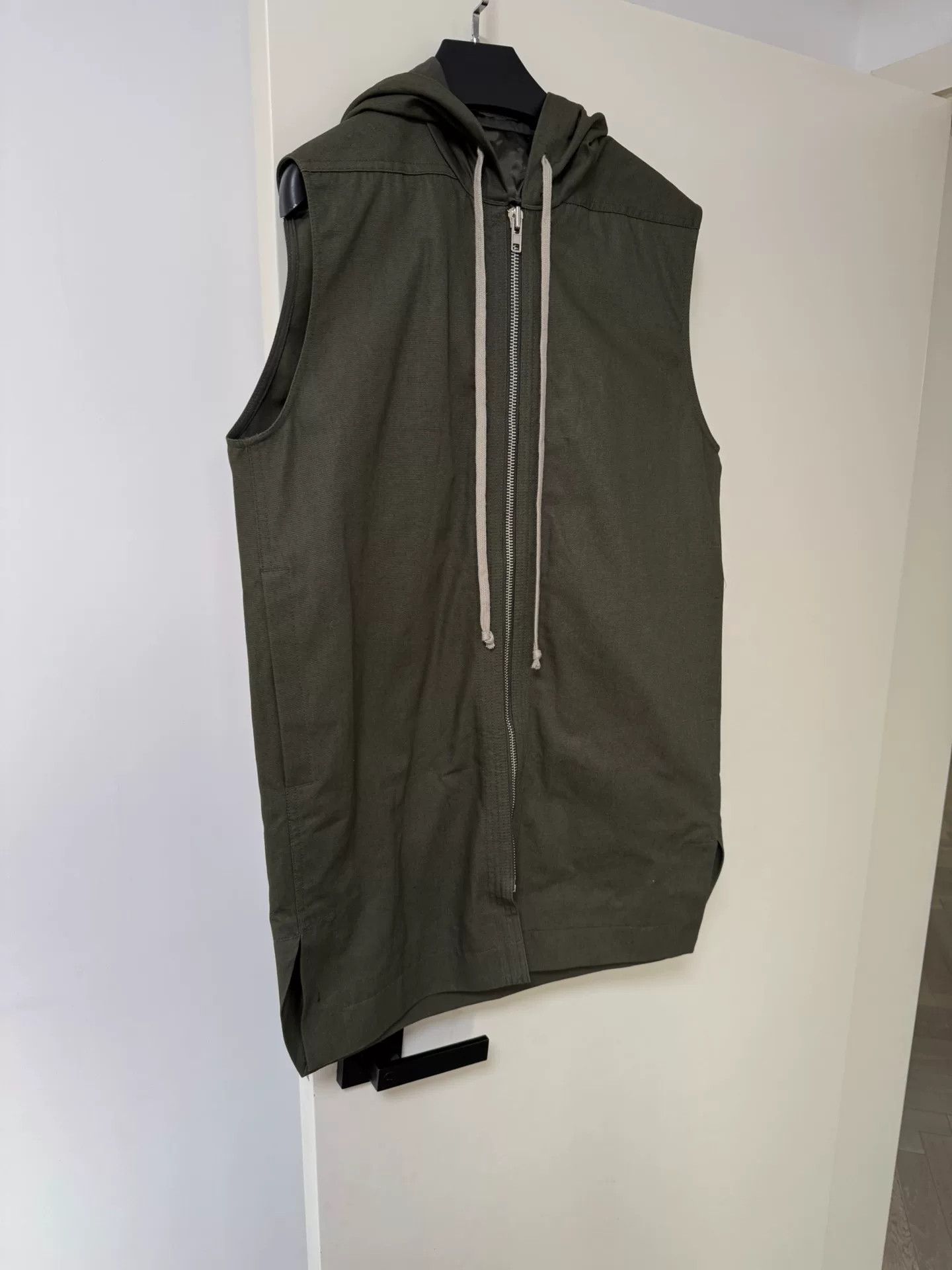 Rick Owens Rick Owens Zip Hooded Vest Jacket Size US S / EU 44-46 / 1 - 3 Thumbnail