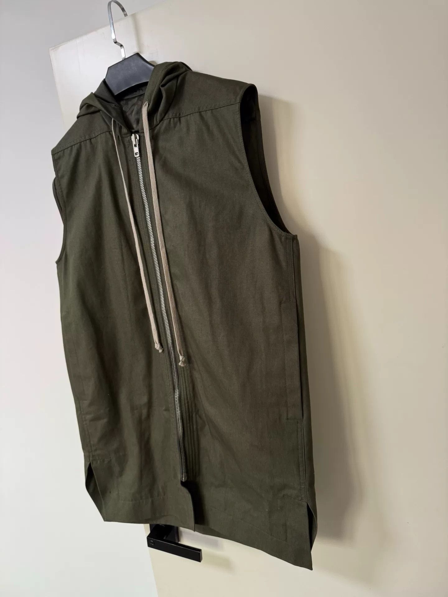 Rick Owens Rick Owens Zip Hooded Vest Jacket Size US S / EU 44-46 / 1 - 4 Thumbnail